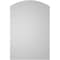 Ekena Millwork Arch Top Surface Mount PVC Gable Vent: Functional, w/ 3-1/2"W x 1"P Standard Frame, 20"W x 30"H GVPAR20X3001SF - alternate 2